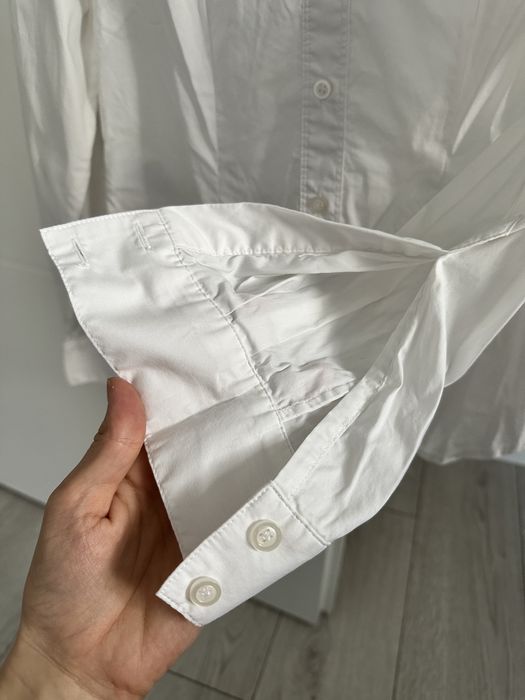 Biala klasyczna koszula bcbg maxazaria