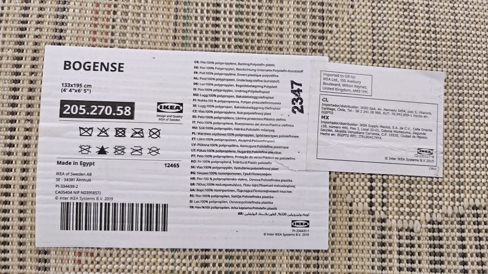 Dywan Ikea Bogense 133 x 195