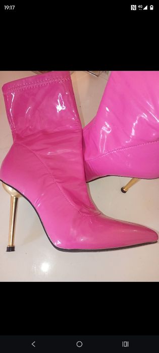 Botins Pink 36.     .