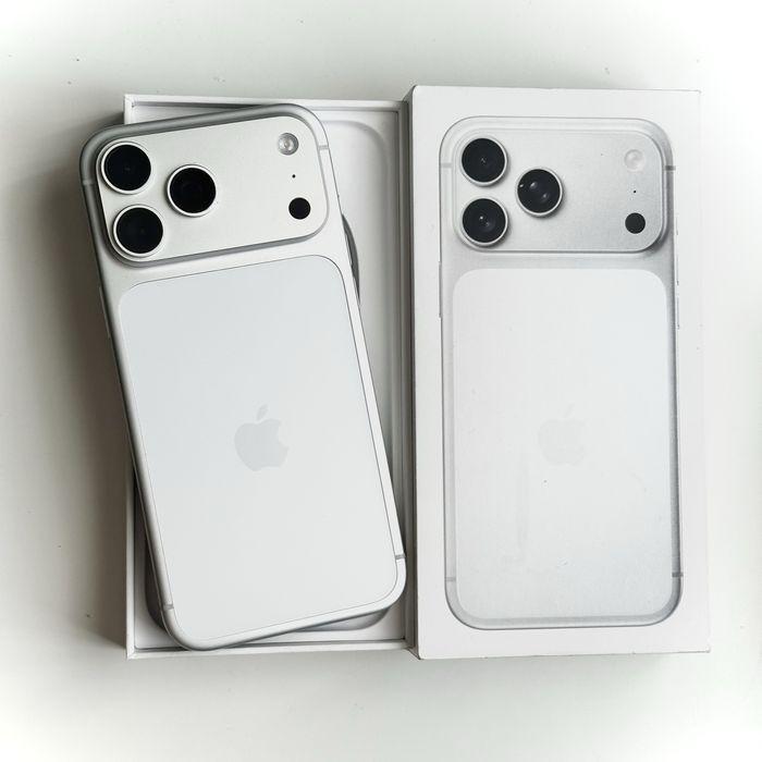 IPhone 17 Pro Max 256gb Silver - BATERIA 98% - W PEŁNI SPRAWNY