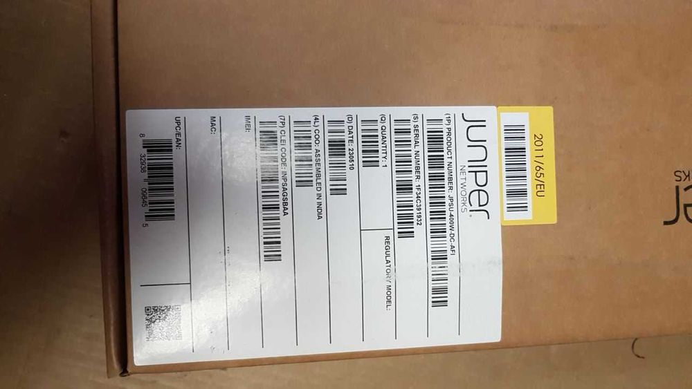 Блок живлення Juniper JPSU-400W-DC-AFI
