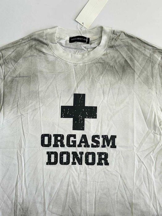 ORGASM DONOR Project GR Grailz футболка archive белая чорна біла S M L