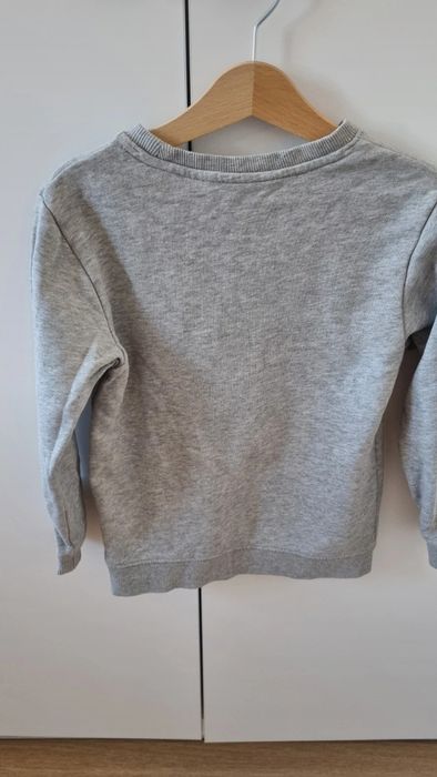 Bluza szara dinozaur 110/116 h&m