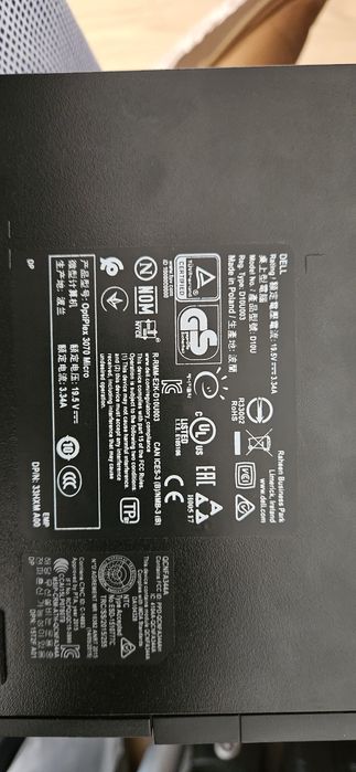 Dell Optiplex 3070 - i5 8500T ou i5 8400T - 8GB RAM - 512GB nVme