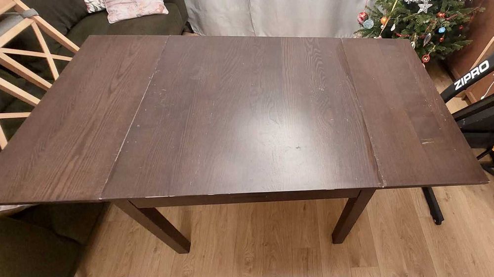Stół rozkładany Ikea Bjursta wenge