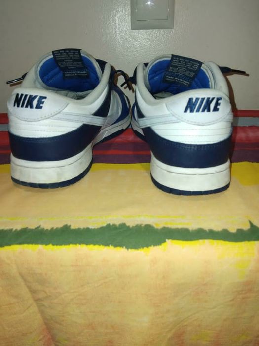 Tênis Nike dunk azul e branco