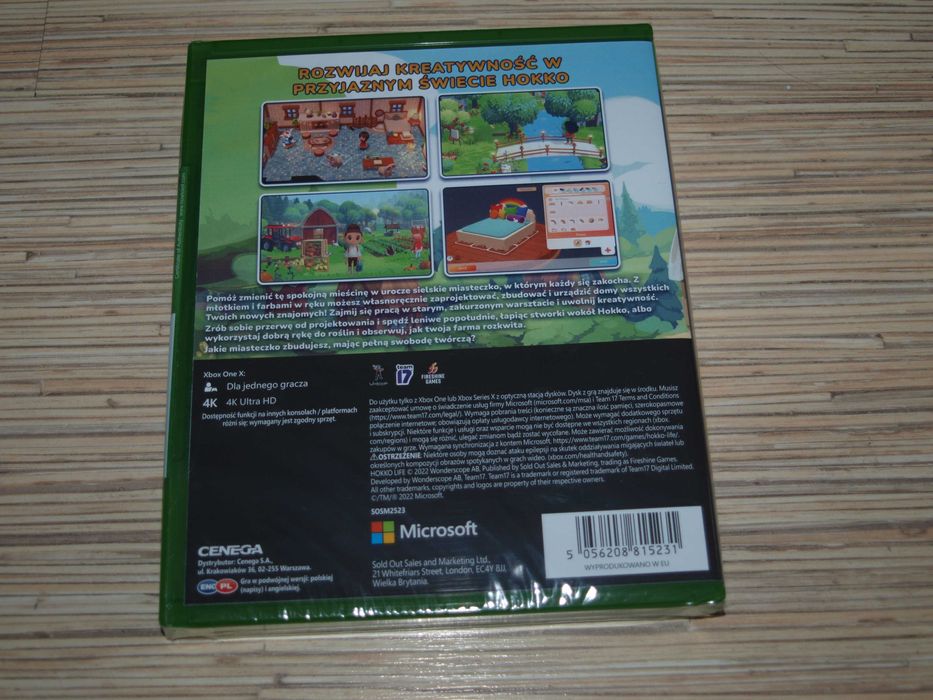 Gra dla dzieci Hokko Life xbox one series x nowa we folii!!