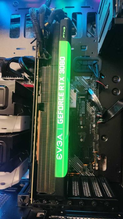 EVGA RTX 3080 FTW3 заменены термопрокладки +термпрокладки под бекплейт