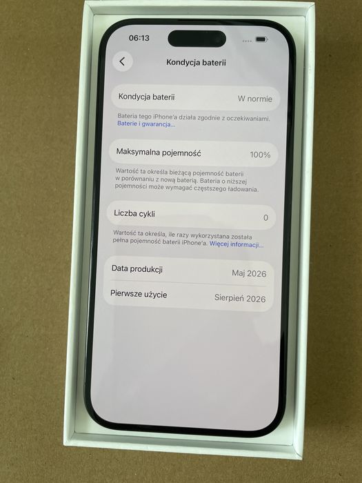 iPhone 15 Pro 256 GB Black Titanium – FABRYCZNIE NOWY – GWARANCJA 12 MIESIĘCY