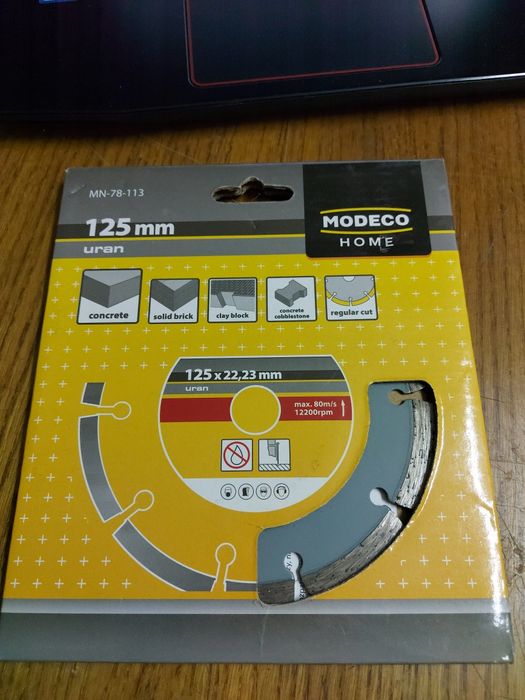 Круг алмазний  отрезной modeco 125 mm