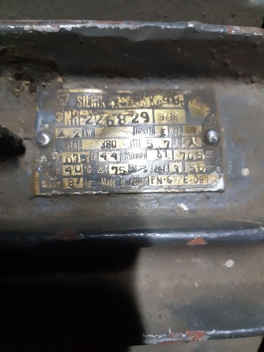 Sprzedam silnik elektryczny 2.2 kw 705 obr/min