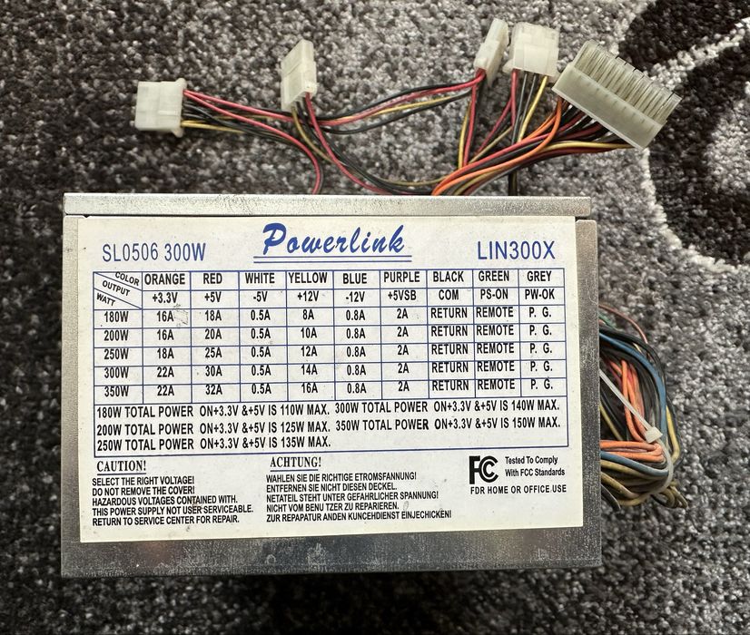 Блок живлення 300W Powerlink LIN300X
