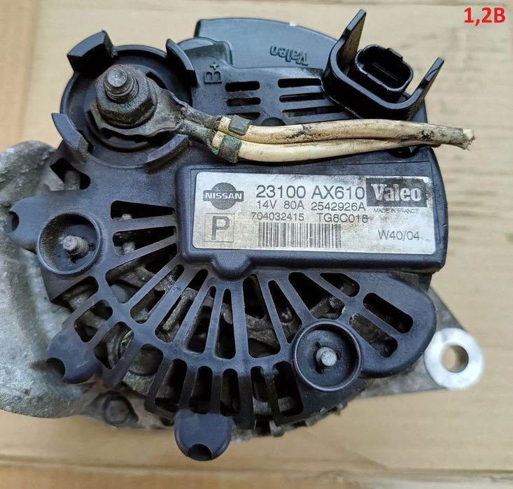 Micra K12 alternator 1,2 16V benzyna Nissan