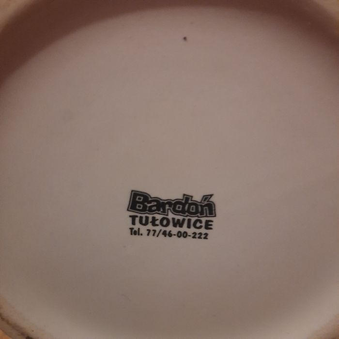 Kufel Tułowice sygnowany
