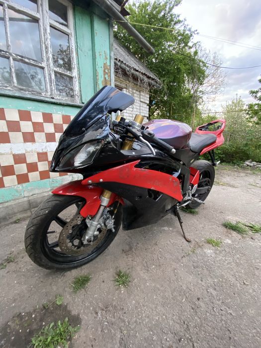 Терміново Продаж/Обмін кастом Yamaha R6  (на базі Hyosung GT250R) — проект під відновлення