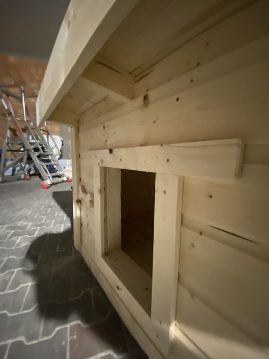 Drewniana buda dla psa- Ocieplona- Producent