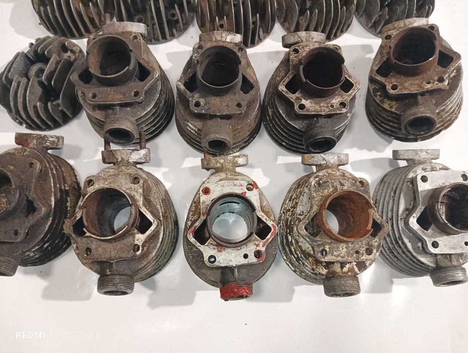 Komar - sztywniak - Romet - cylindry - głowice - 10 kg.