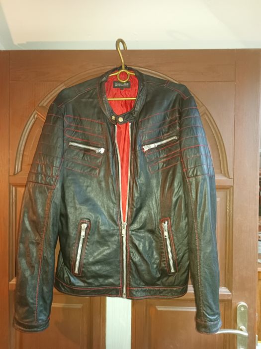 Kurtka skórzana biker RockandBlue M