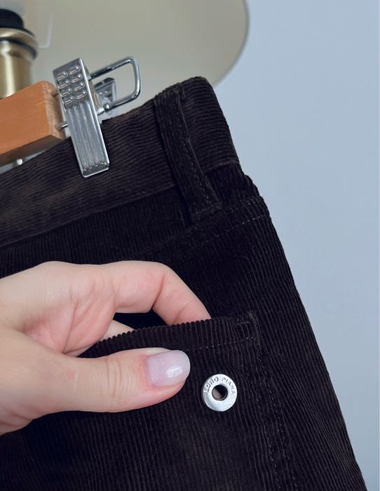 Loro Piana Оригінал шоколадні вельветові брюки