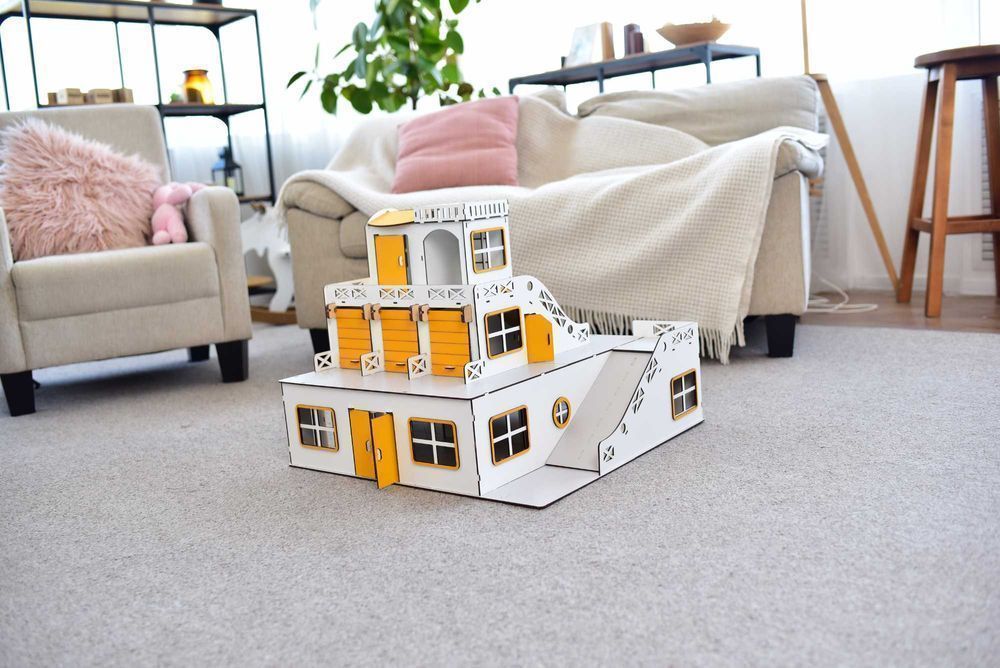 Великий гараж парковка Maxi для машинок детский Паркинг 3д конструктор