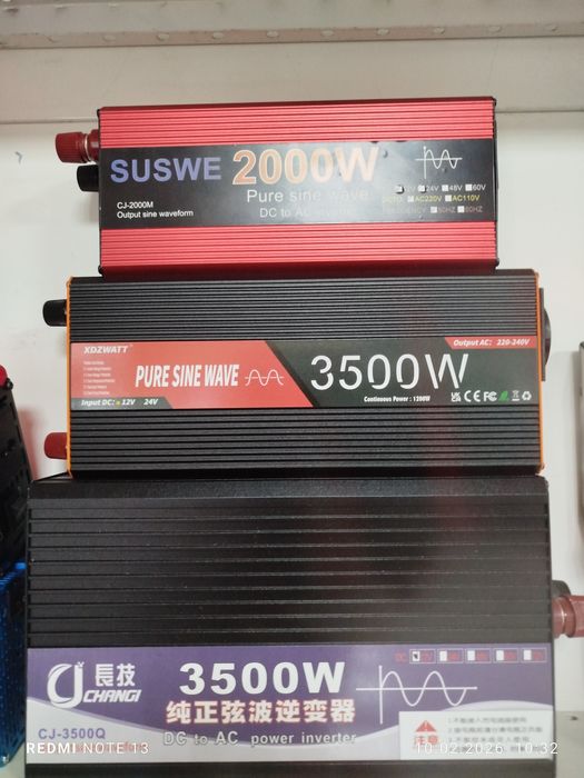 Преобразователь 1600+в 12в 220вольт инвертор чистый синус