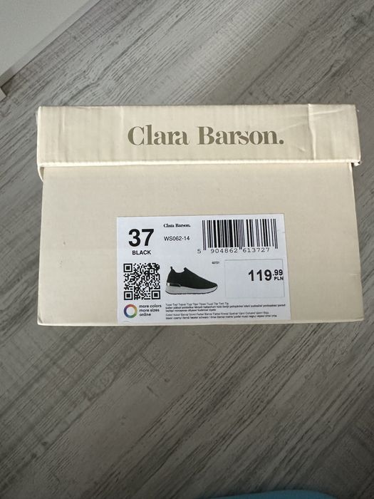 Sneakersy czarne 37 - Clara Barson