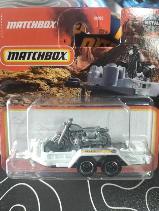 Matchbox mbx cycle trailer resorek autko