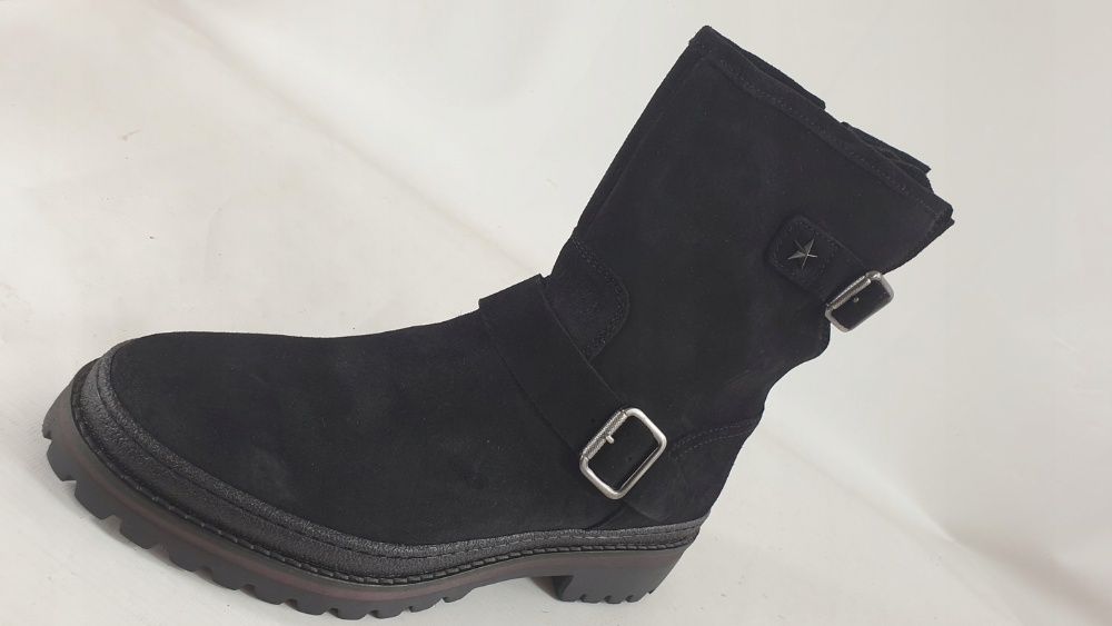 TOMMY HILFIGER botki skórzane nowe KOZAKI PÓŁBUTY R.41