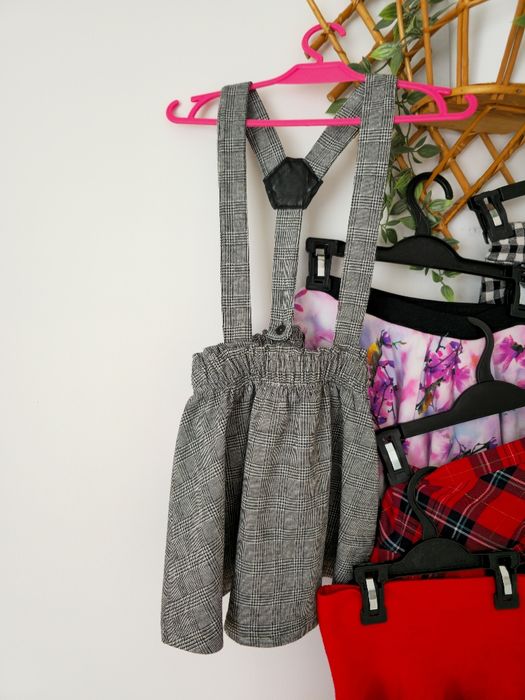 Zestaw 7 szt sukienka spódnica spódnico spodnie dla dziewczynki 104 11