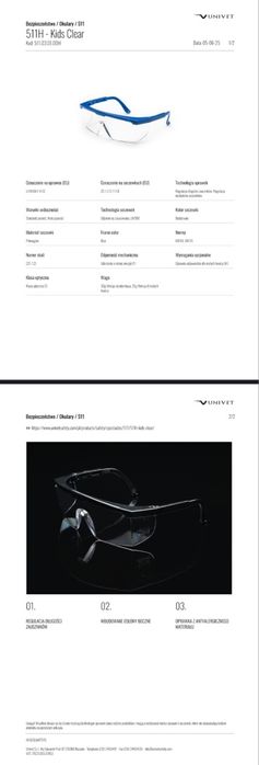 Okulary ochronne dla dzieci