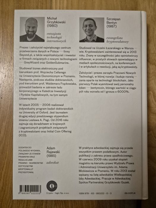 Kryptowaluty NOWA Grzybkowski Bentyn