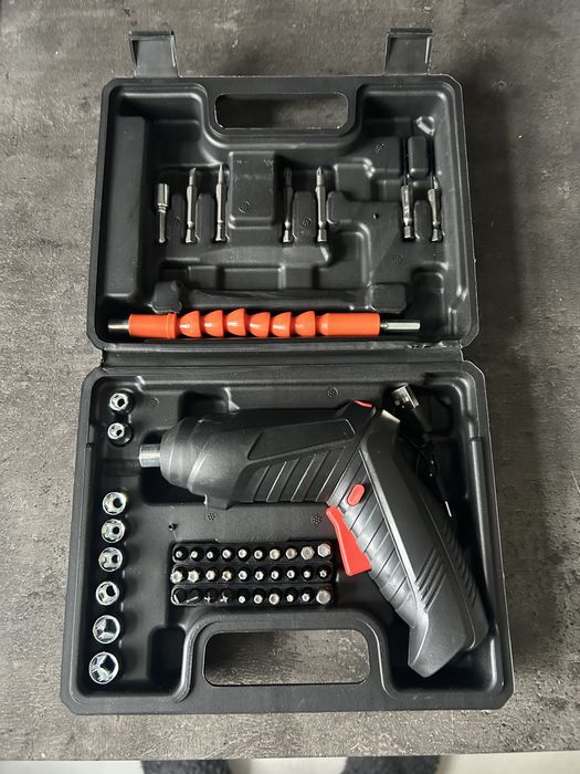 Wkrętarka Akumulatorowa 4.2V + zestaw bitow | Elektryczny Śrubokret