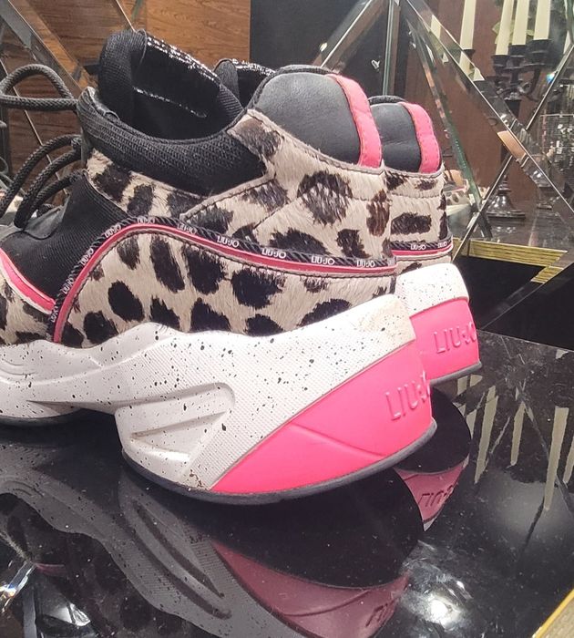 Sneakersy  damskie  Lju JO  Animal Sport  Print platform38