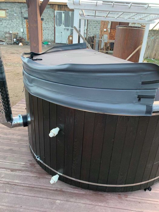 Спа-купель на дровах.Карпатский чан.Чан на дровах.Джакузи.Офуро.Купель
