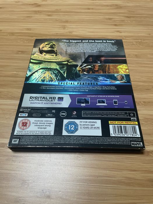 X-Men Apocalypse Bluray
