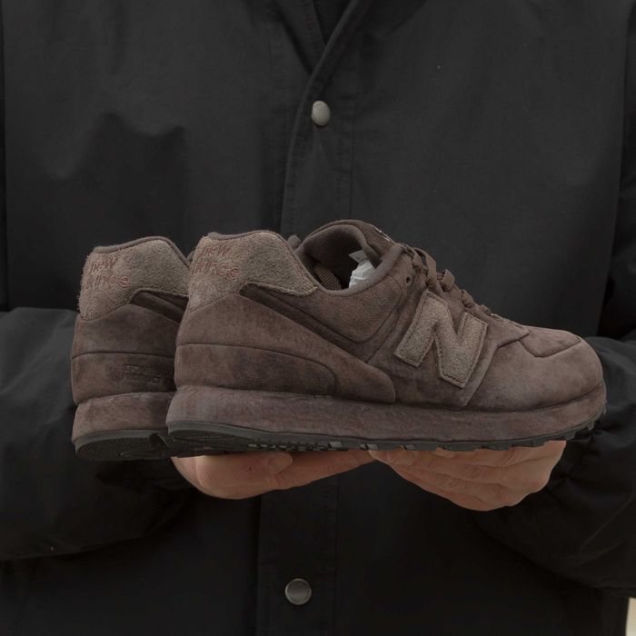 АКЦІЯ! New Balance 574  x  Stone Island Ghost Pack Dark Brown