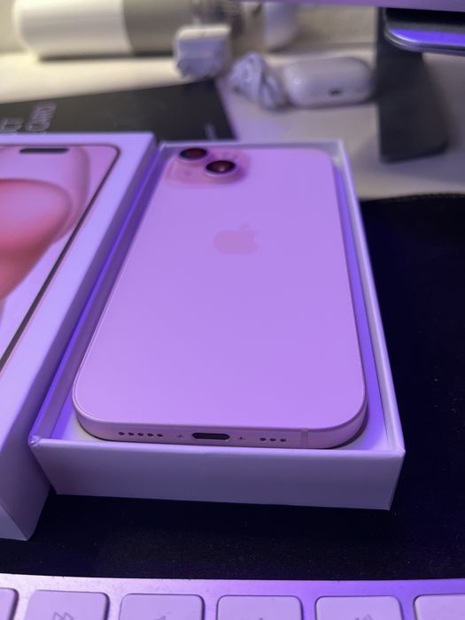 iPhone 15 128gb rosa novo na caixa