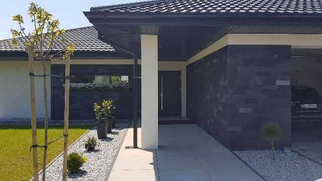 Kamień Elewacyjny wapień Czarny Chittor Black naturalny 30x10x1-1,3 cm