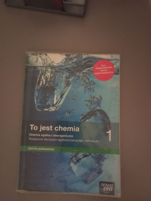 Książka do chemii klasa 1