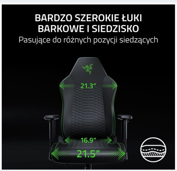 Fotel Razer Iskur V2 X czarny NewGen gamingowy