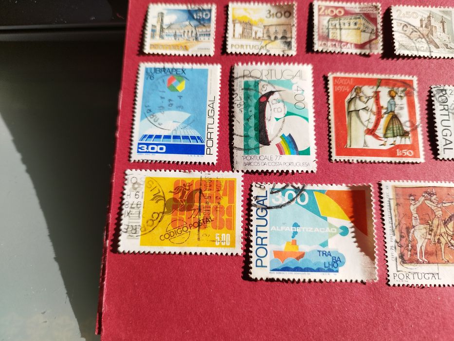 Lote 21 selos anos 70