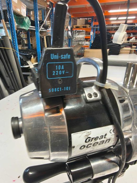 Nóż krojczy pionowy 8" Great Ocean CZD-3 220V sprawny, ostrzałka serwisowany
