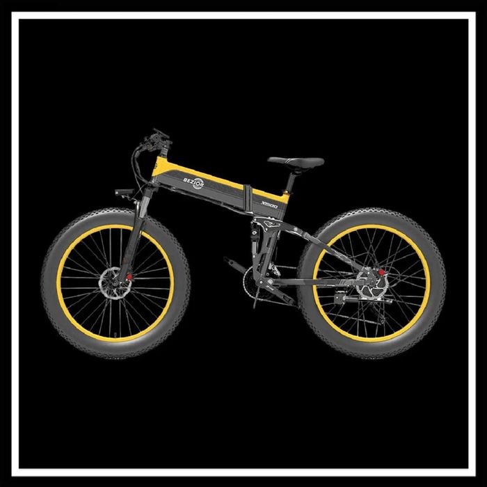 ‼️ЗАПАС 100 КМ Електрофетбайк Bezior 1500W Складна рама Великі колеса 26 дюймів