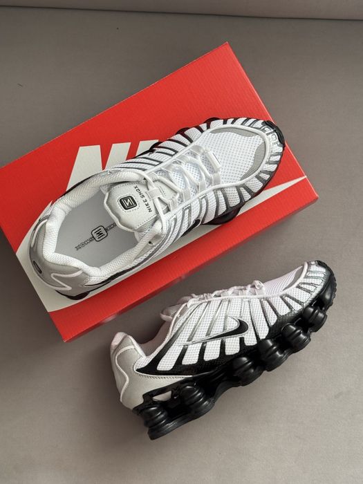36-45 Nike Shox TL Black White (без предплат)