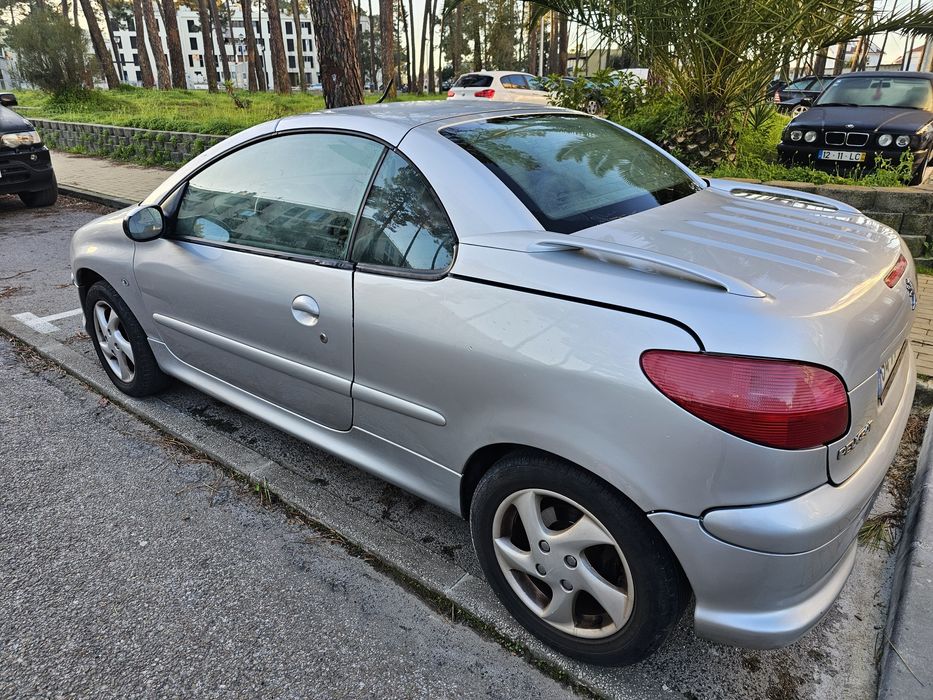 Peugeot 206 Descapotável – Gasolina Ano 2002