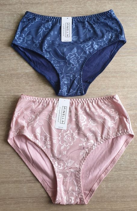 3×Damskie majtki figi 2XL bawełna