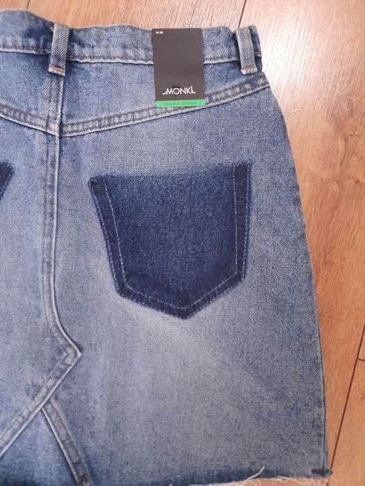 Nowa jeansowa spódnica niebieska monki M 38