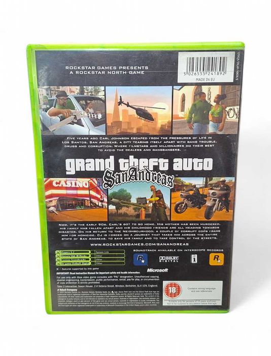 Gra GTA San Andreas Xbox