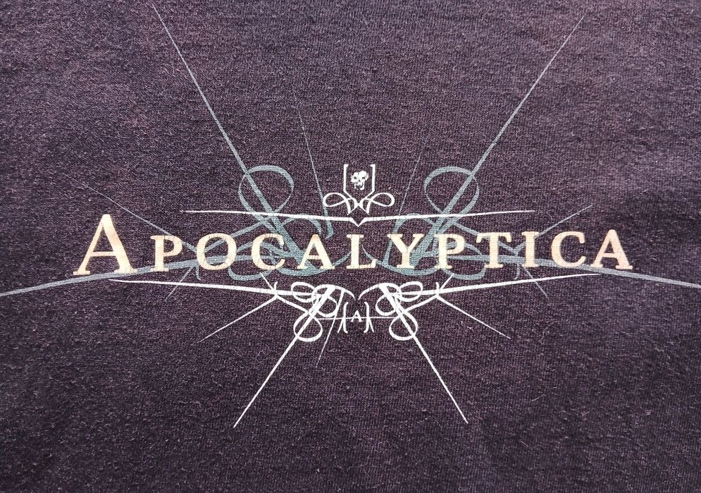Винтаж туровый мерч футболка группы Apocalyptica 2005г
