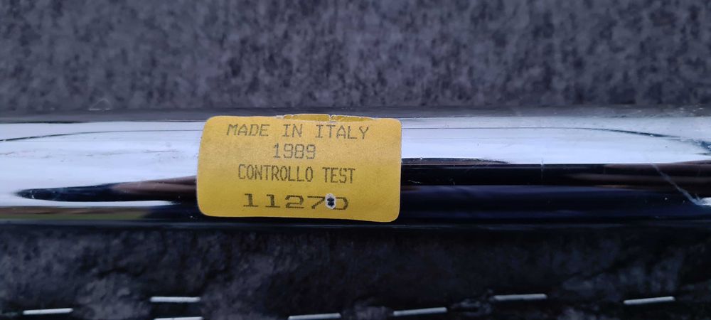 Fotele Vaghi Executive, Włochy, lata 80. Sztuk 6 chrom loft vintage